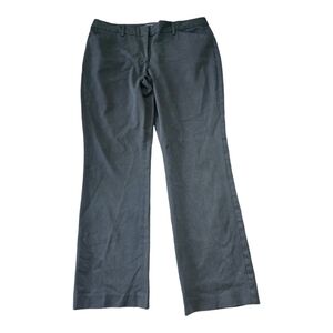 Express Pants Womens Sz 10 Black Chino Straight Mid Rise 32×29 Work
